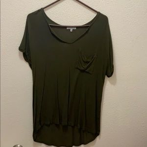 Green tee shirt